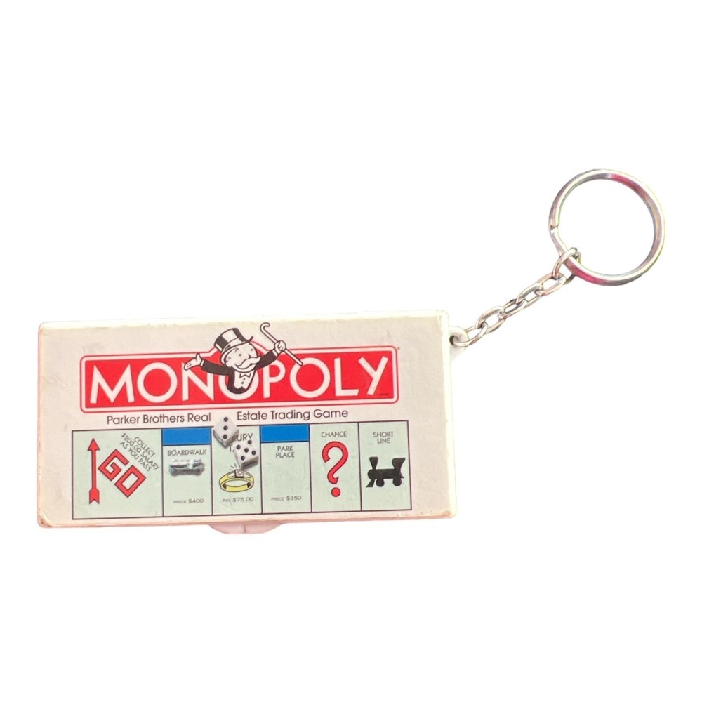 1998 MONOPOLY MINATURE KEY CHAIN PD1-8
